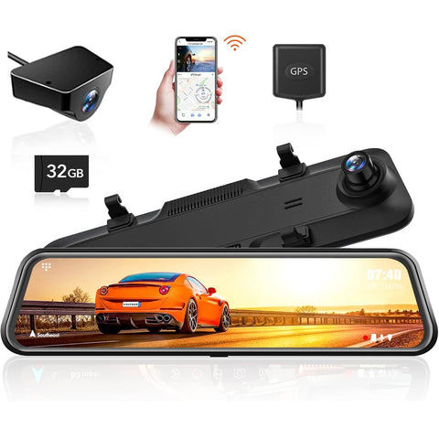 2-Channel Dash Cam W/ Reverse Assist